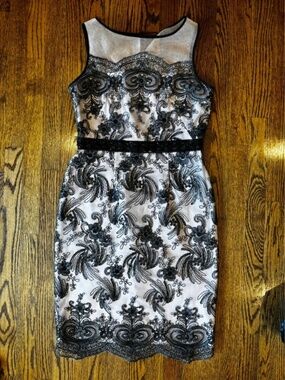 Brianna Milay Black Lace Formal Dress